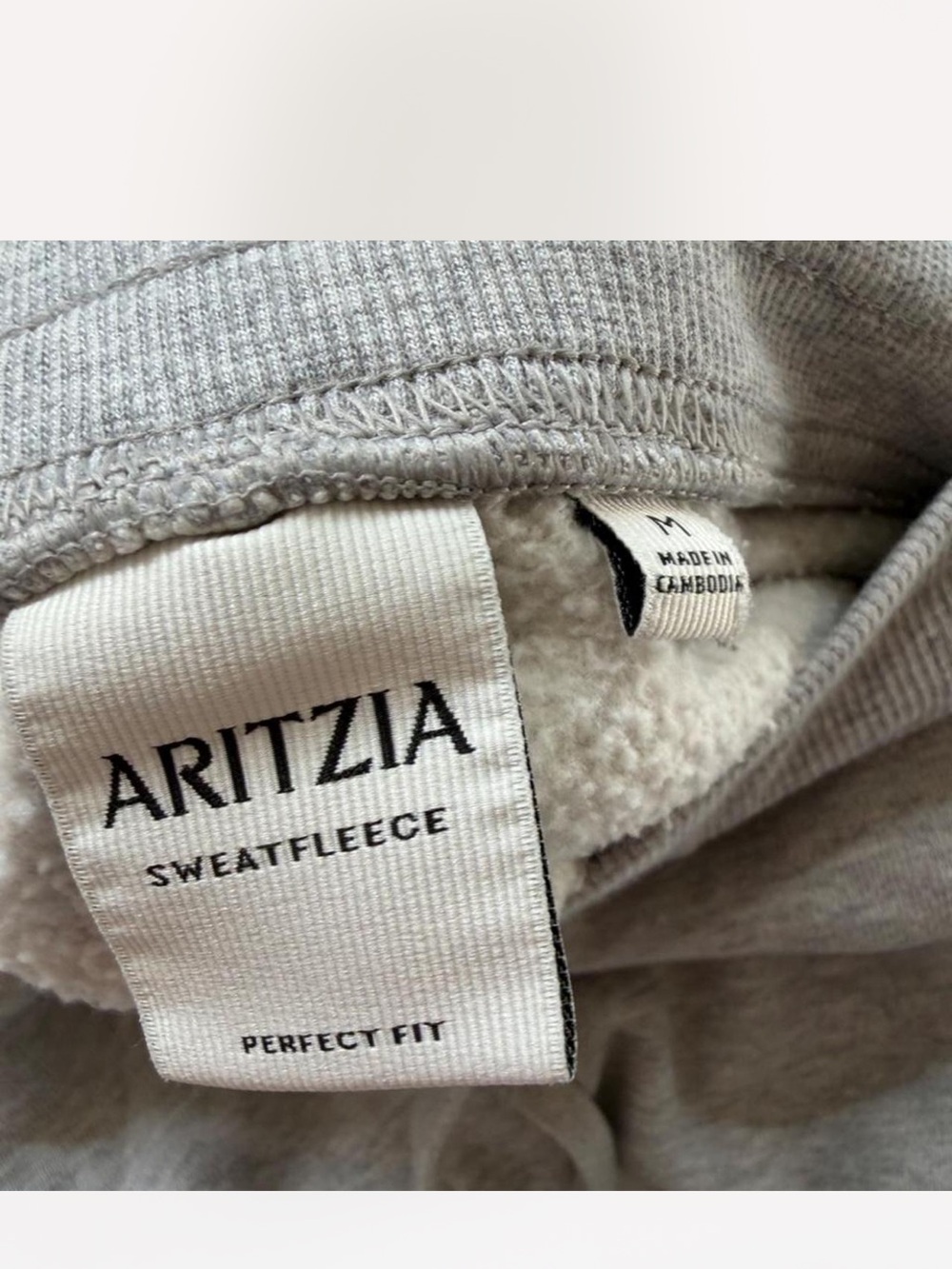 Aritzia l Light Gray Sweatfleece Crewneck